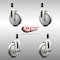 Service Caster 5 Inch 316SS Gray Poly Swivel 1 Inch Expanding Stem Caster Brake SCC, 2PK SCC-SS316EX20S514-PPUB-2-TLB-2-1 - alternate 2